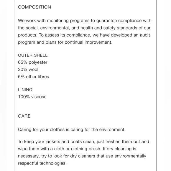 Zara Wool Blend Short Coat - Picture 14 of 16